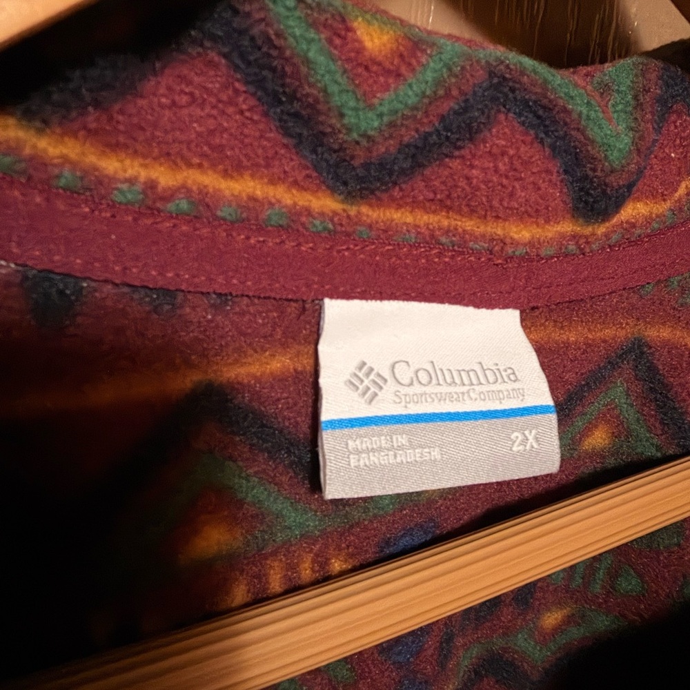 BRAND NEW- Columbia Colorful Geometric Fleece Jacket - Picture 5 of 8